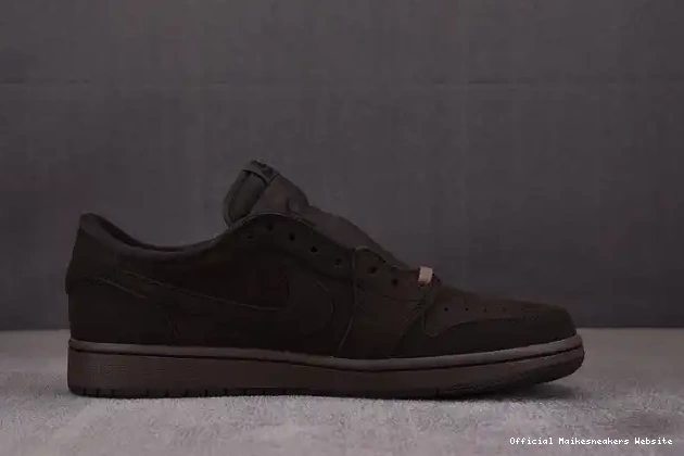 Official Maikesneakers 1 Travis Air x Brown OG Velvet Scott DM7866-202 Low Jordan 0623